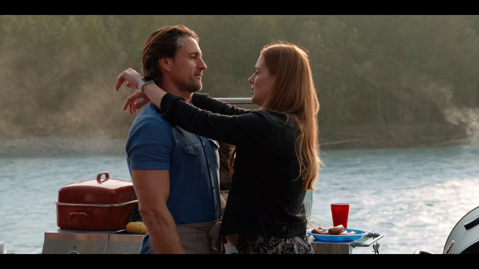 ausCAPS Grayson Maxwell Gurnsey and Martin Henderson shirtless in