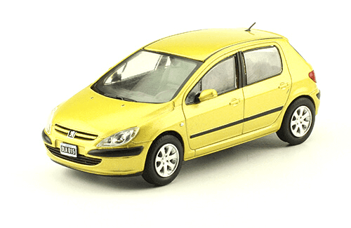 Peugeot 307 XS 2001 1:43, autos inolvidables argentinos 80 90