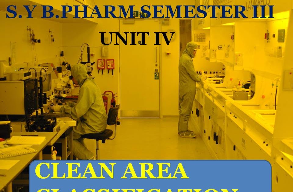 CLEAN ROOM CLASSIFICATION CLEAN AREA CLASSIFICATION IN MICROBIOLOGY