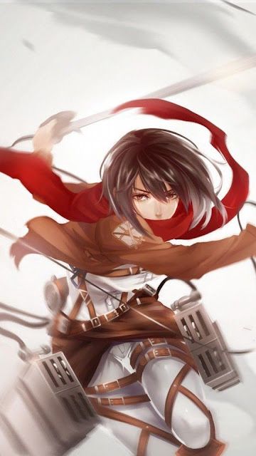 iphone mikasa wallpaper