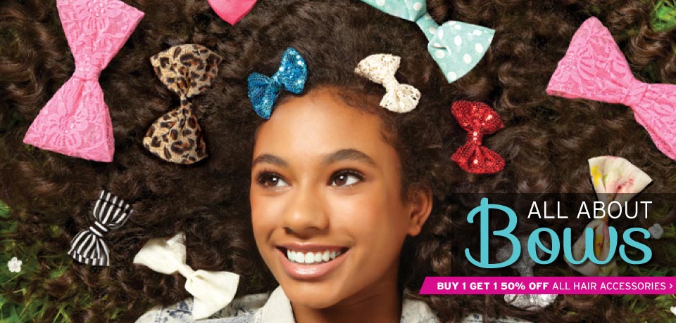 Claire's Blue Hair Accessories - wide 8