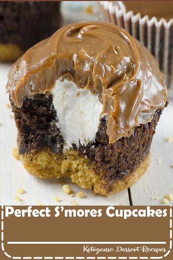 Perfect S’mores Cupcakes - VEGAN RECIPES