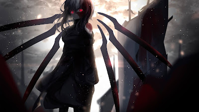 HD Wallpaper Red Shiny Eyes Anime Girl