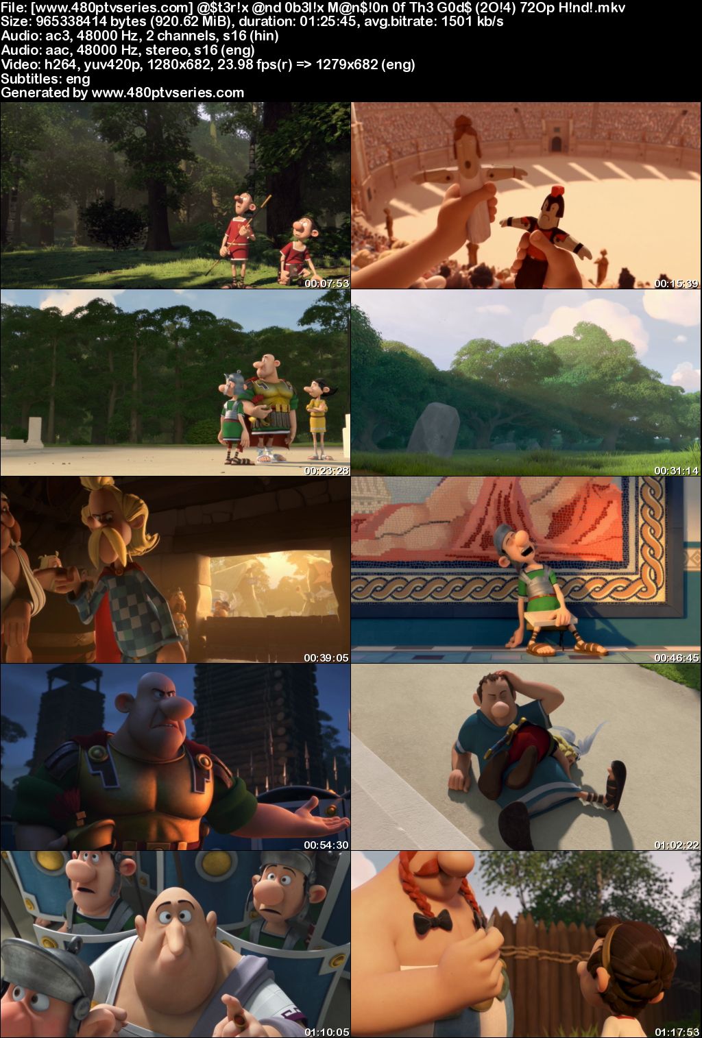 Download Asterix and Obelix: Mansion of the Gods (2014) 900MB Full Hindi Dual Audio Movie Download 720p Bluray Free Watch Online Full Movie Download Worldfree4u 9xmovies