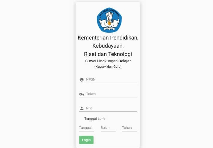 Login https//surveilingkunganbelajar.kemdikbud.go.id Login https//surveilingkunganbelajar.kemdikbud.go.id