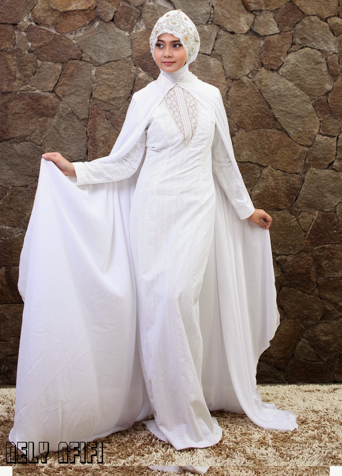 Nely Afifi Fashion Designer Gaun Pengantin Muslimah 