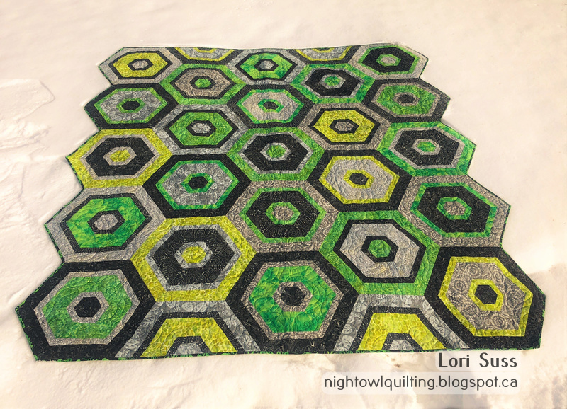 Night Owl Quilting & Dye Works Lug Nuts Raffle Quilt