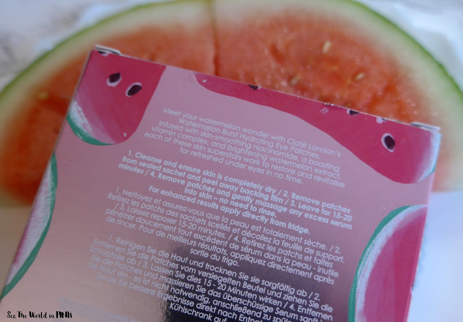 Skincare Sunday - Ciate London Watermelon Burst Hydrating Eye Patches