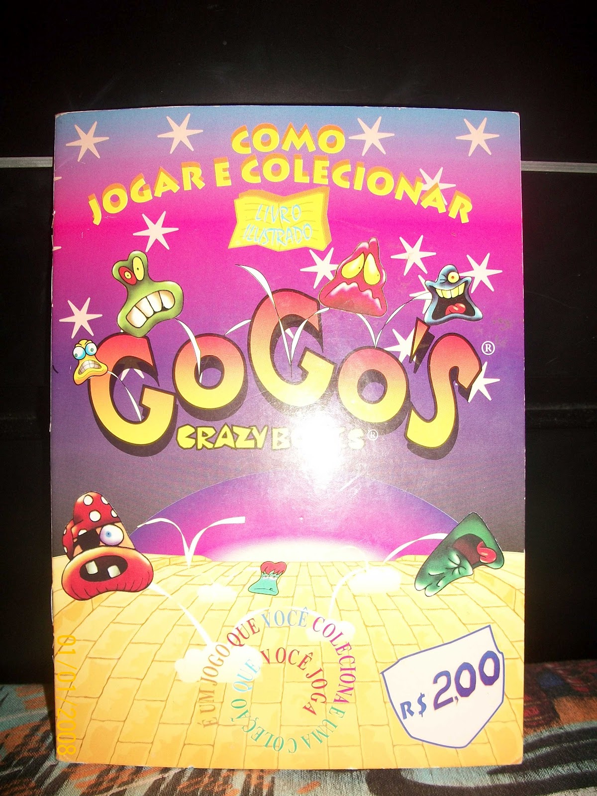 CRAZY BONES GOGO'S Gogos Serie GHOST Bustina Sigillata con 4 Personaggi - Muro di Musolino Fabio