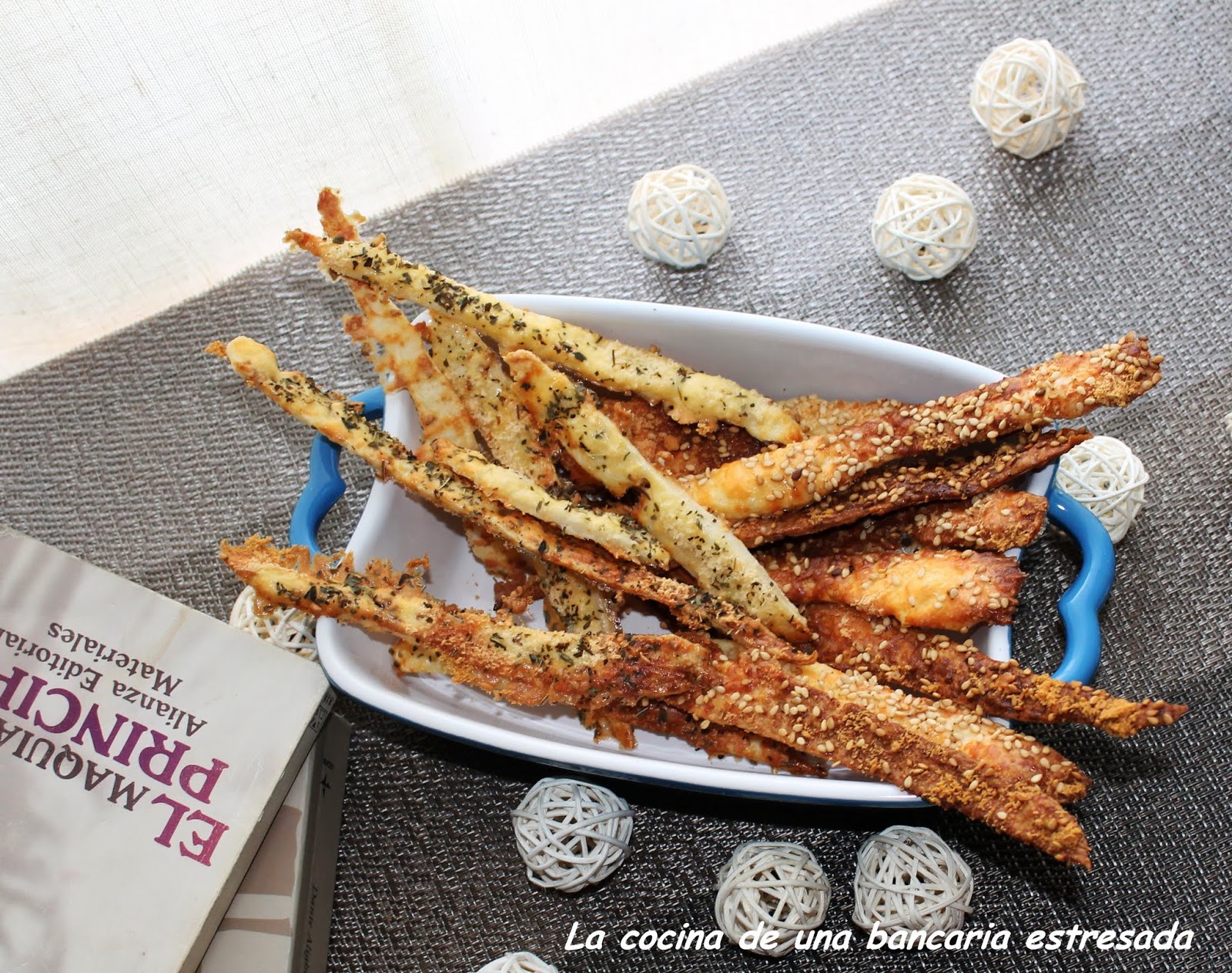 Palitos de hojaldre y queso