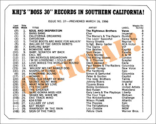 KHJ Boss 30 No. 37 - March 16, 1966