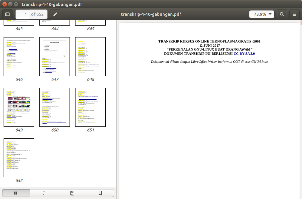 Merge Multiple ODT Documents with LibreOffice (1 Master Method)