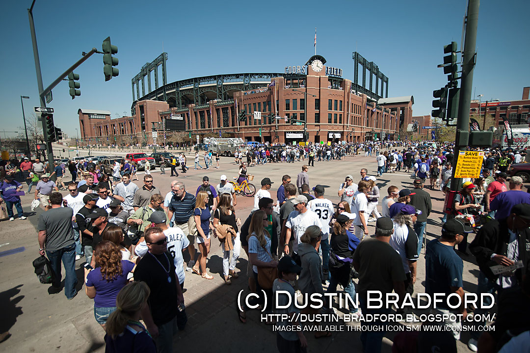 Dustin Bradford Photography April 9, 2012 Rockies Opening Day