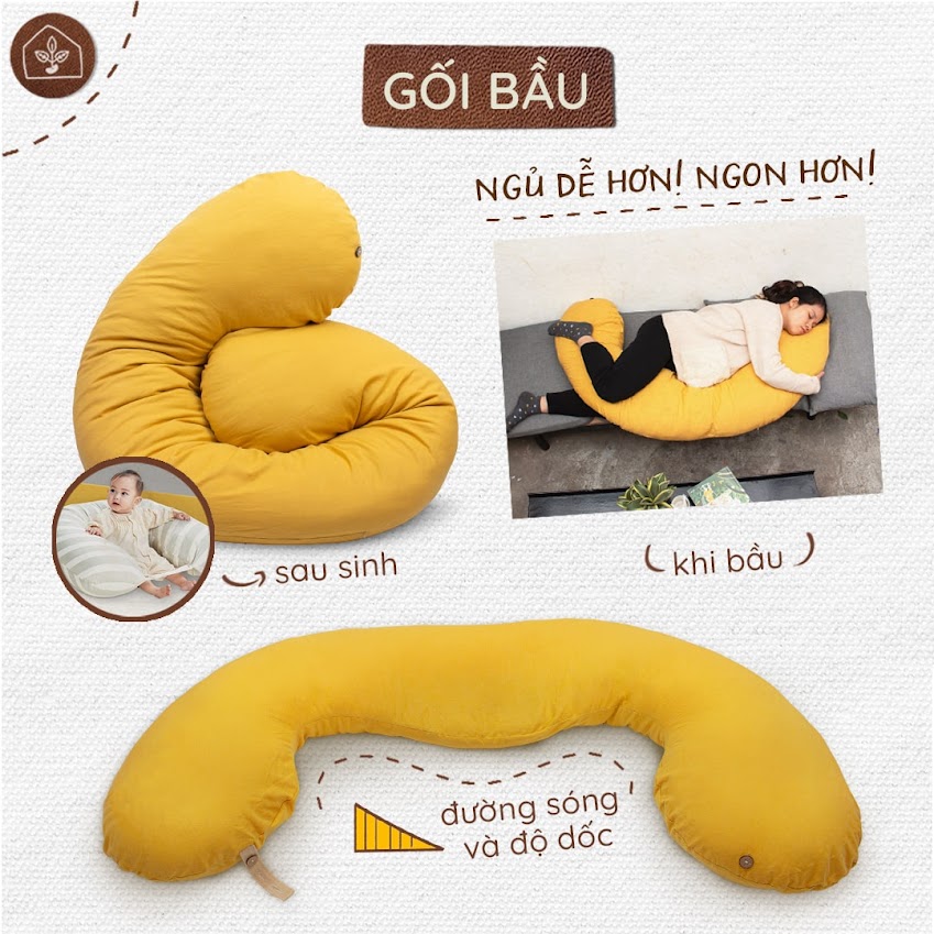 [A159] Gối đa năng Bà Bầu: Những lưu ý cần tránh khi mua