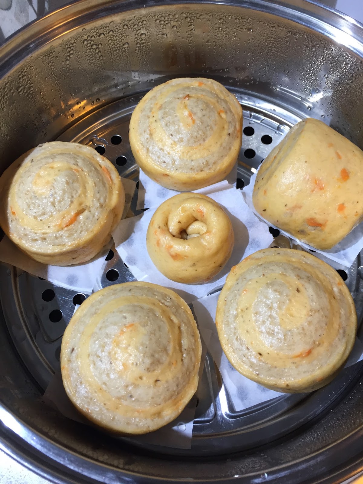 Wholemeal Sourdough Mantou (Chinese Steamed Bun)