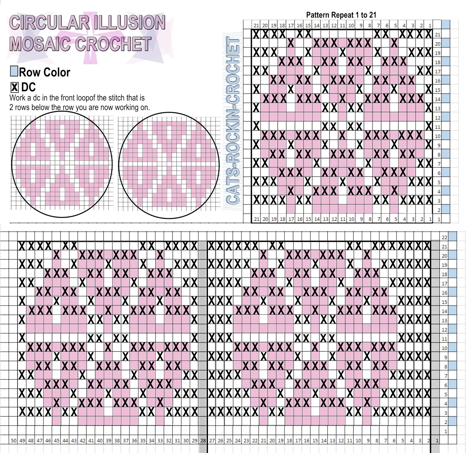 Free Printable Mosaic Crochet Patterns