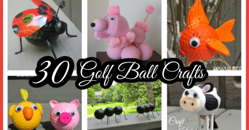 30 Golf Ball Crafts DIY Craft Klatch How To Craft Klatch