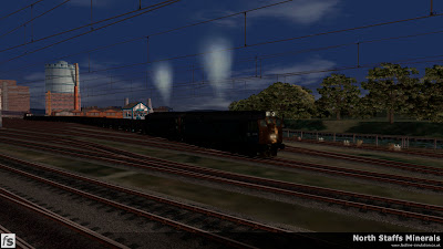 Fastline Simulation - North Staffs Minerals: Target 9 Departs Cockshute Yard, Stoke-on-Trent in North Staffs Minerals a route for RailWorks Train Simulator 2012.