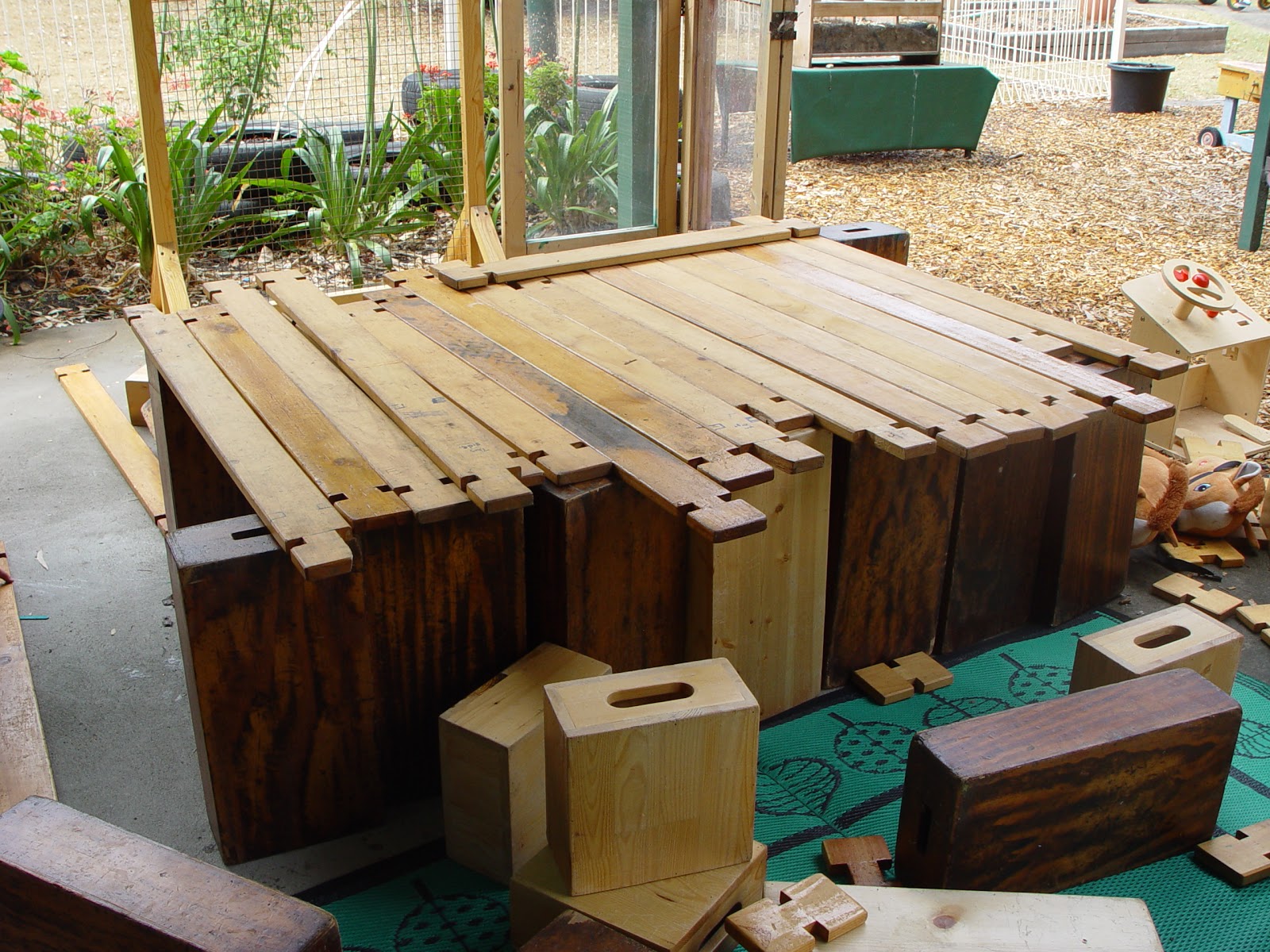 East Sale Kindergarten Outdoor Block Cubby House