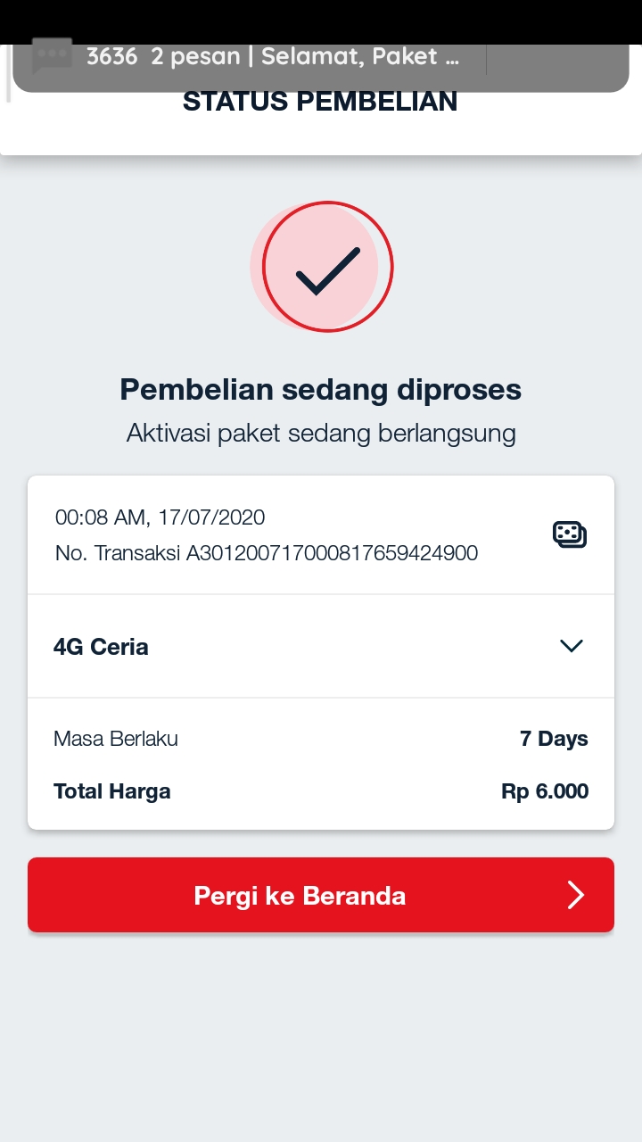 Internet Telkomsel Paket 4g Ceria 3gb Allnet 17gb 4g 30 Mnt Tsel 7 Hari Rp 6000 System Impian