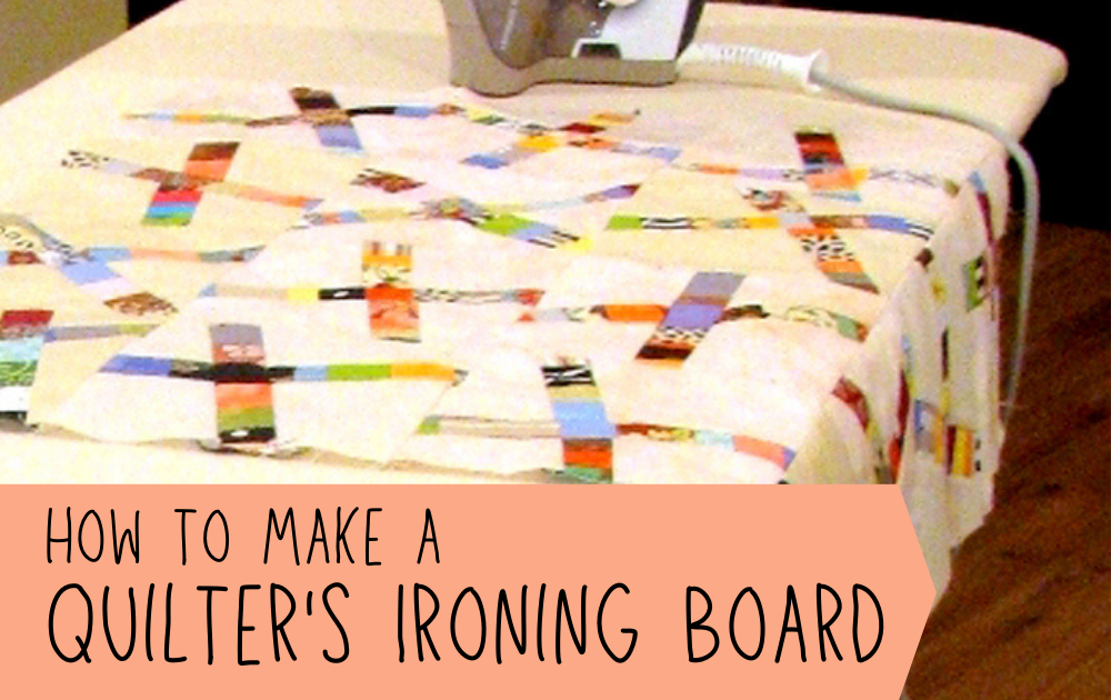 Monica Curry Quilt Design DIY Quilter's Ironing Board