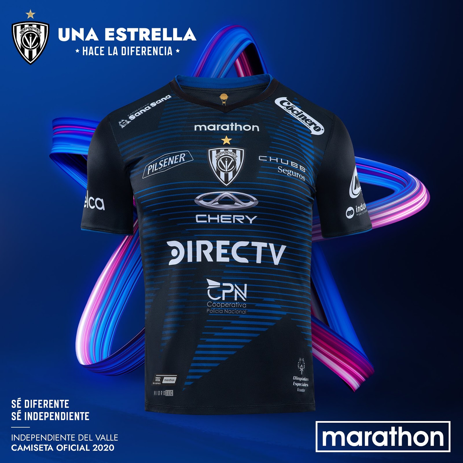 Marathon lança as novas camisas do Independiente del Valle Show de