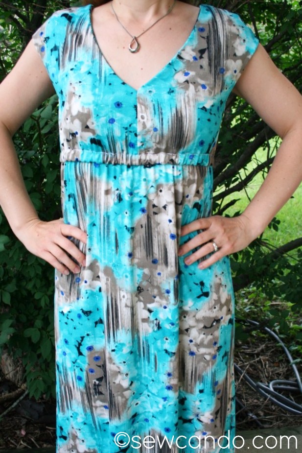 Sew Can Do: Melly Sews Empire Waist Maxi Dress Pattern Review