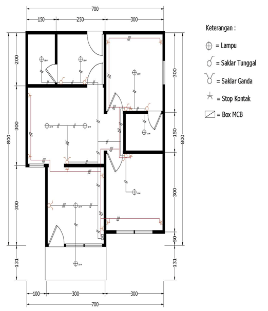 Contoh Wiring Diagram Instalasi Listrik Rumah