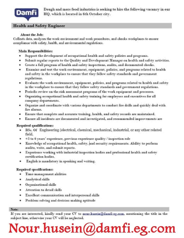 HSE Insider ( 12 ) HSE/EHS/SAFETY JOB VACANCIES/OPPORTUNITIES