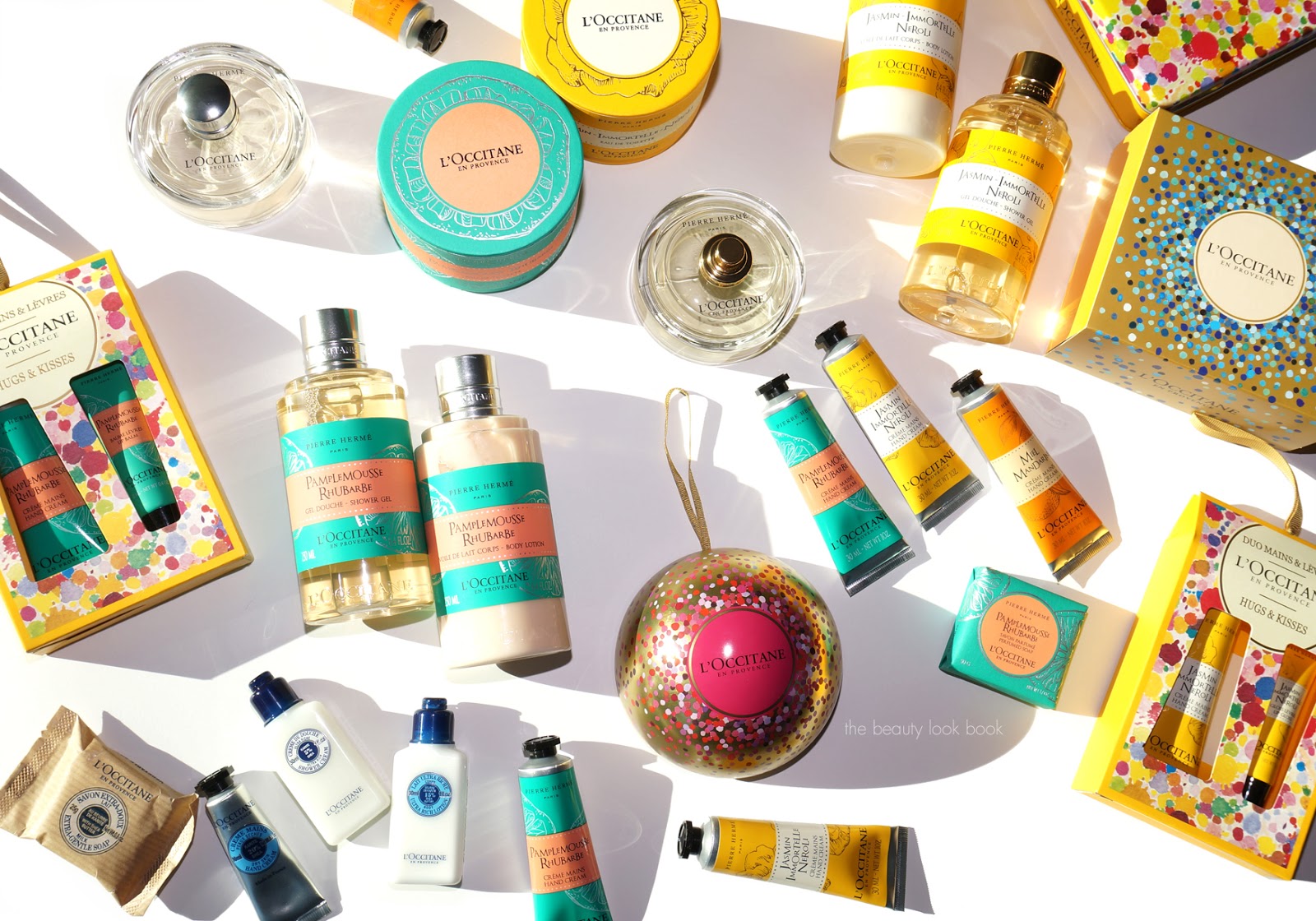 L'Occitane x Pierre Hermé Jasmin-Immortelle Neroli and Pamplemousse  Rhubarbe for Holiday 2015 - The Beauty Look Book