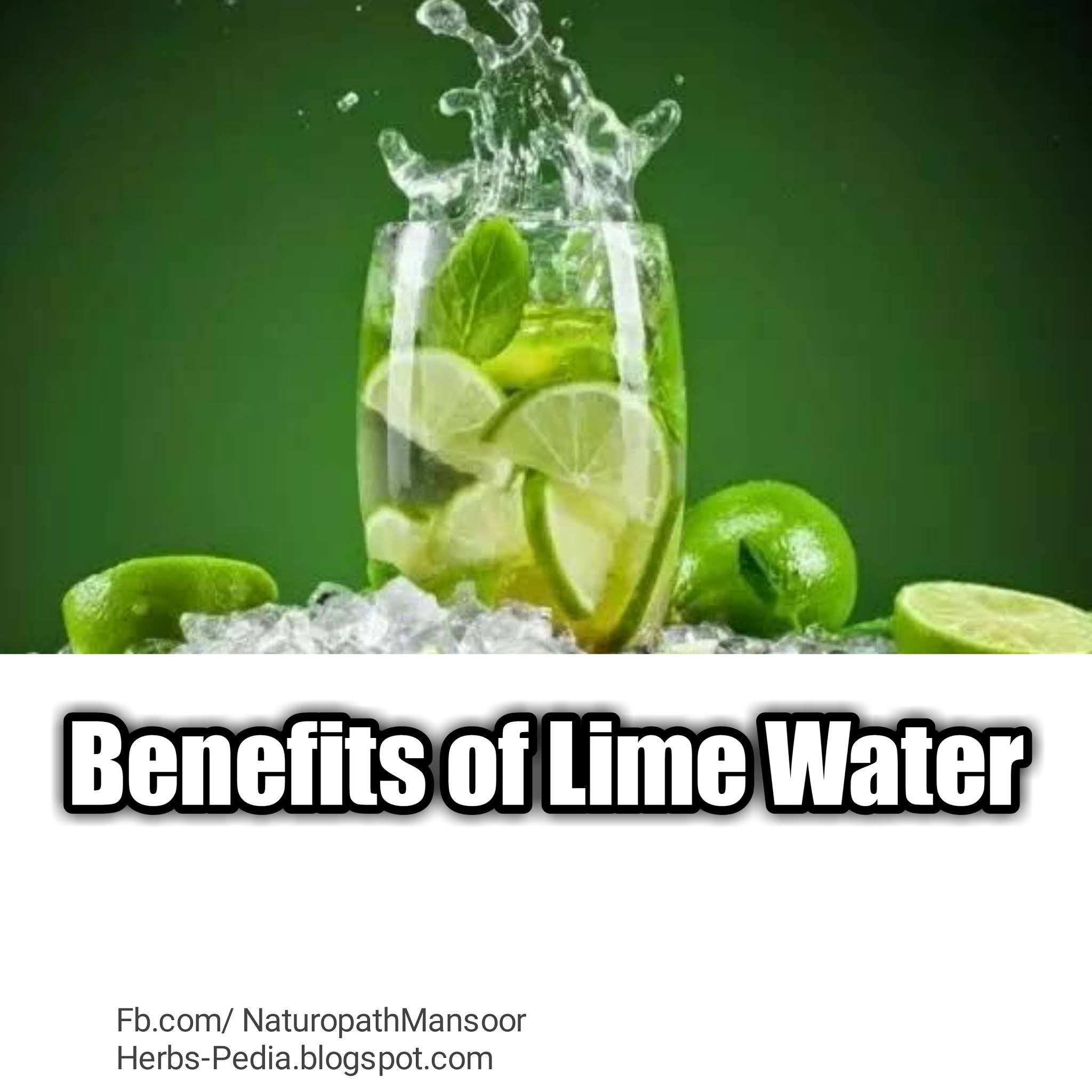benefits of lime water