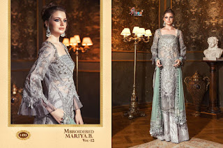 Shree Fab Mbroidered mariya b vol 12 Pakistani Suits