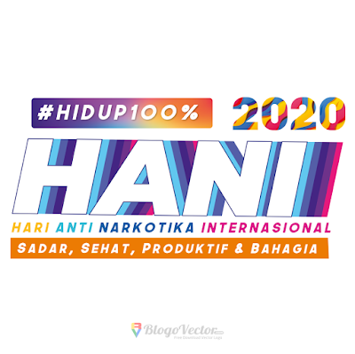 Hari Anti Narkotika Internasional (HANI) 2020 Logo Vector