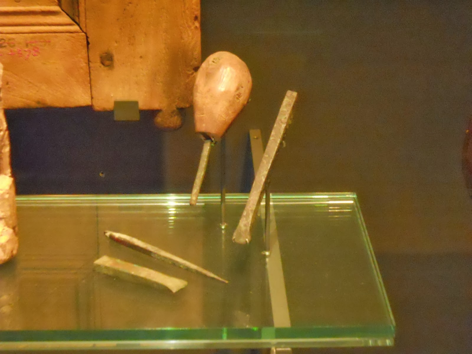 Ancient Egyptian wood carving and stone carving tools Carvings with