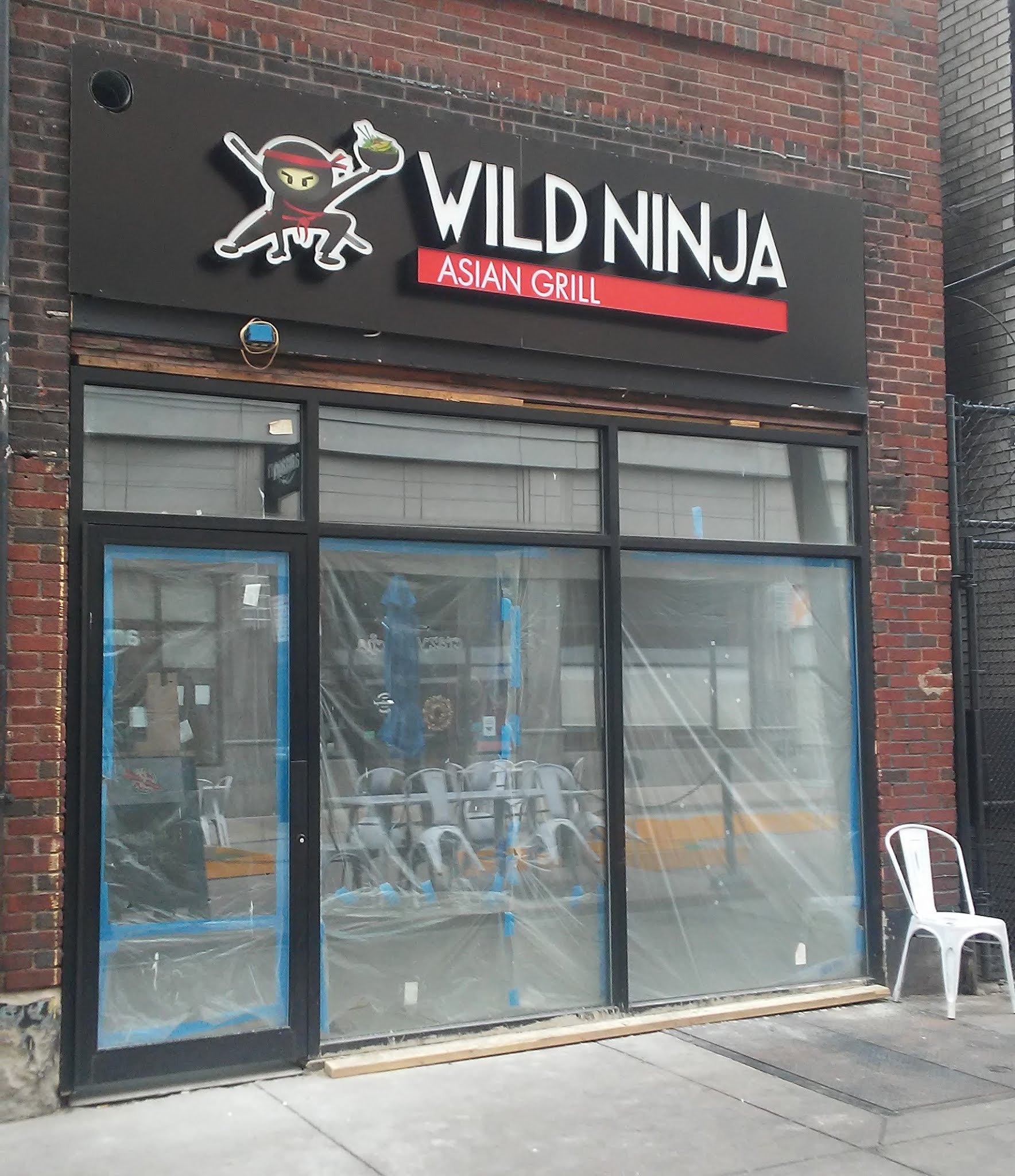 PennsylvAsia: Work on Wild Ninja Asian Grill Oakland.