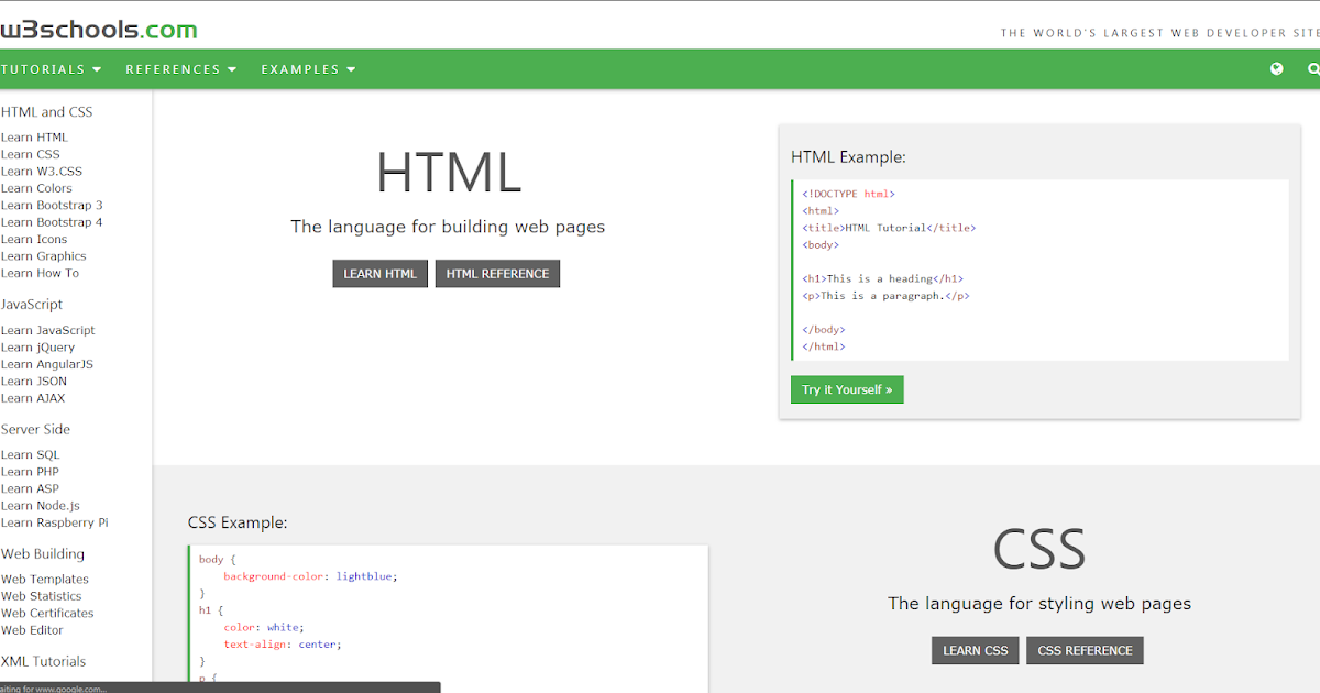 W3Schools offline version 2018 updated ~ PinoySourceCode