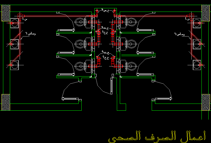 رسومات اوتوكاد شاملة لتفاصيل ابواب شبابيك اسقف معلقة اعمال جبسية صحي كهرباء التكييف المركزي Curtains Wall