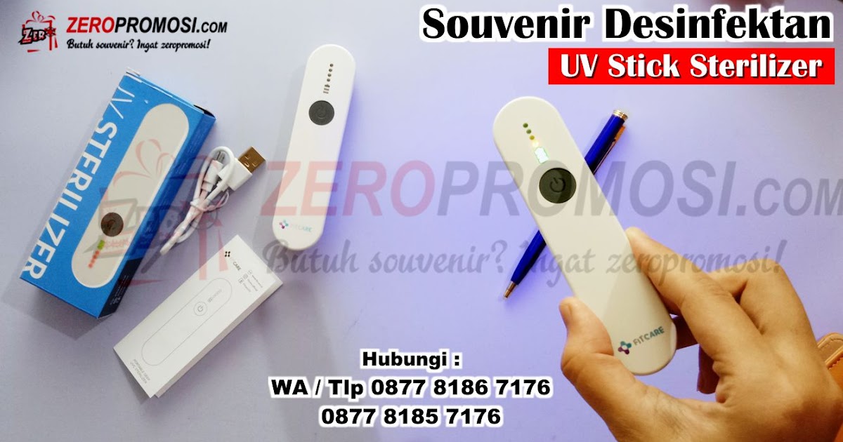   Jual Souvenir Fitcare Portable Deep UVC Sterilizer Stick Murah + Cetak Logo 