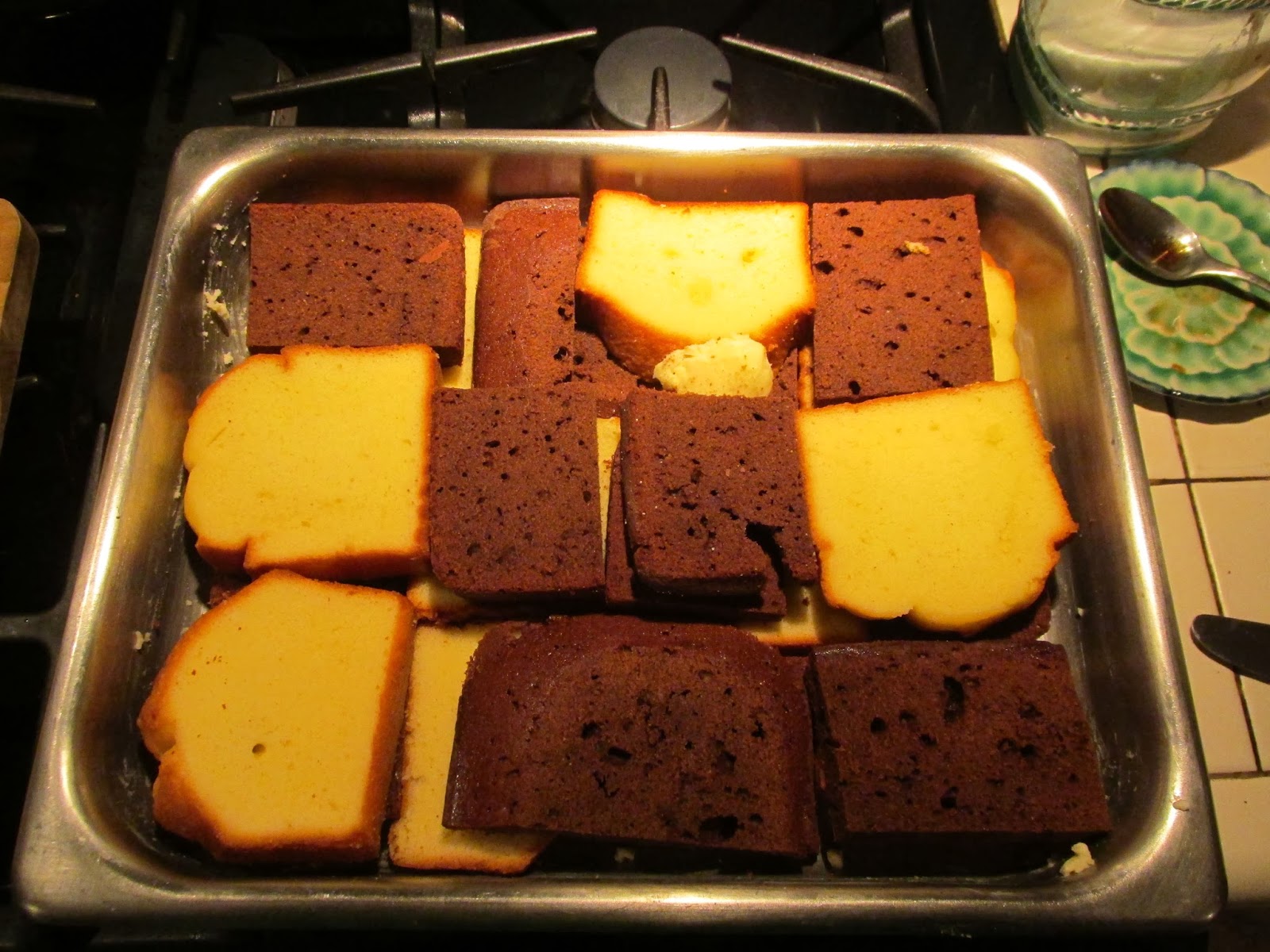 Mystery Lovers' Kitchen Black and White Bread Pudding