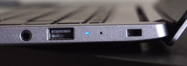 Ports on the right side of Acer Swift 3 SF314-57 laptop.