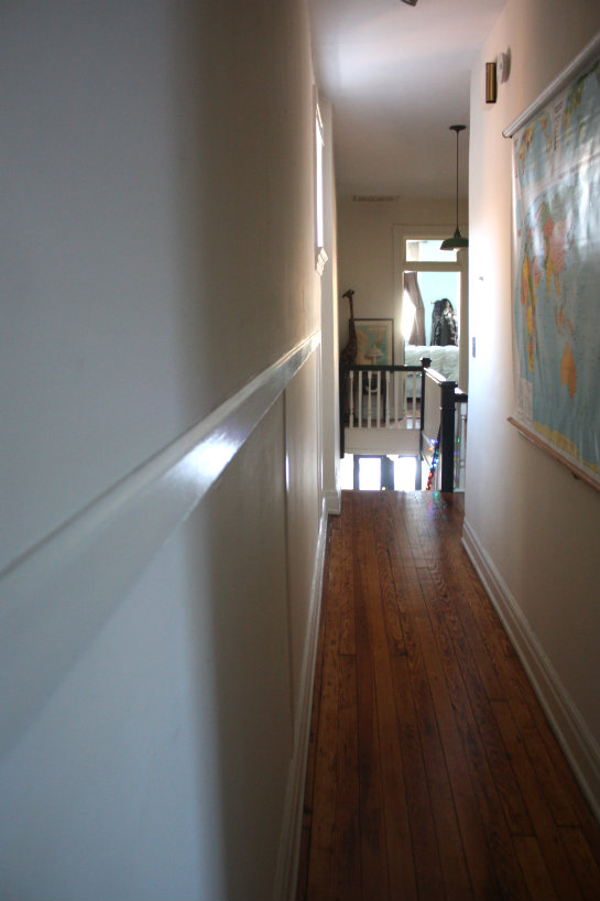 We're Painting! Entryway & Upstairs Hallway Prep 17 Apart