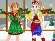 Elsa y Anna Christmas Day