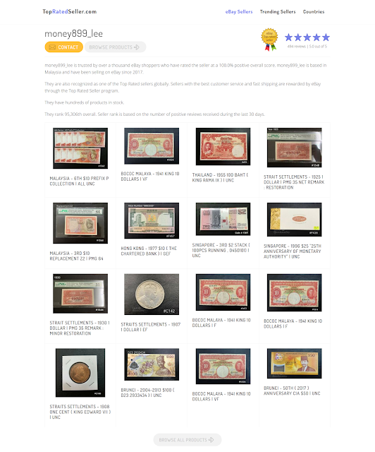 eBay TopRated Seller . Lee Banknotes Lee Banknotes