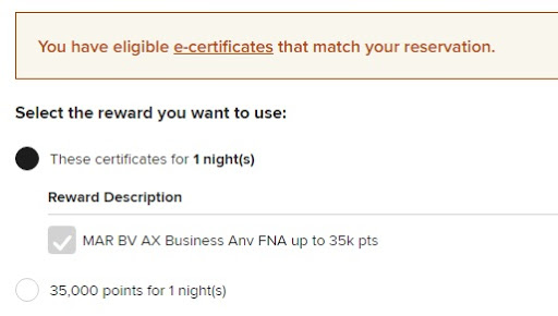 How To Use Marriott Free Night Certificate