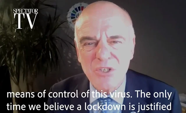 David Nabarro, the WHO's stop using lockdown as your primary control method