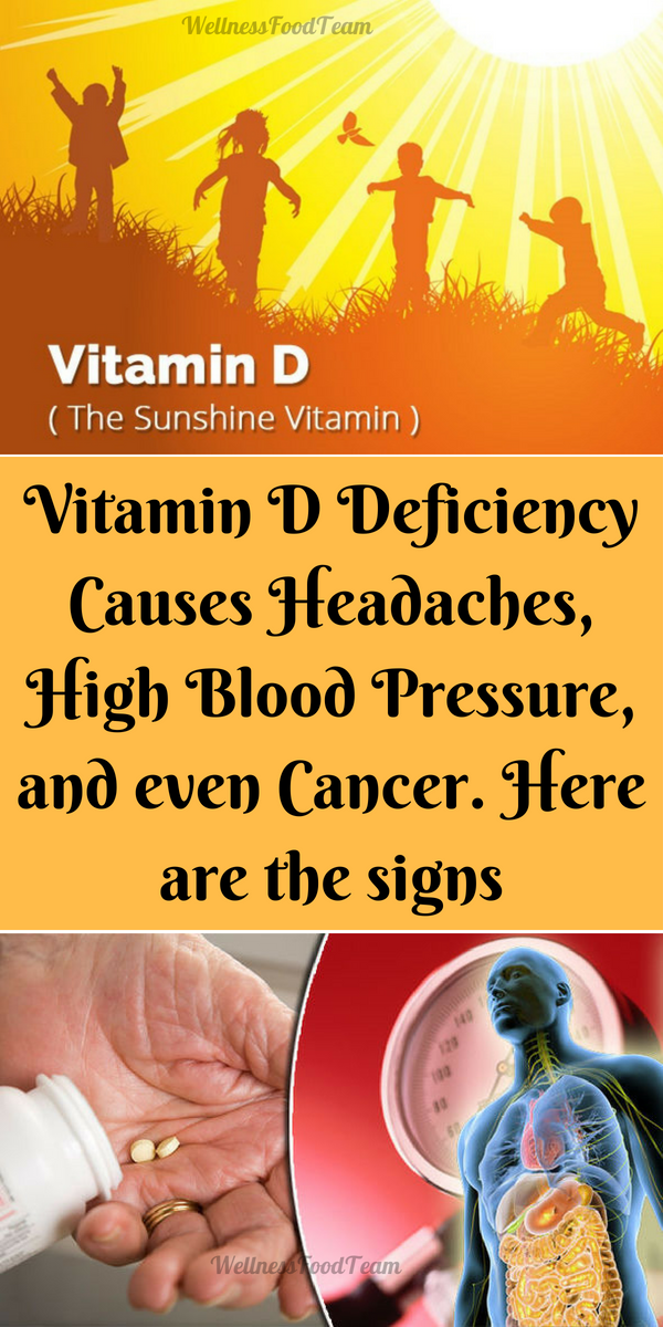 Health Discuss Vitamin D Deficiency Causes Headaches, High Blood