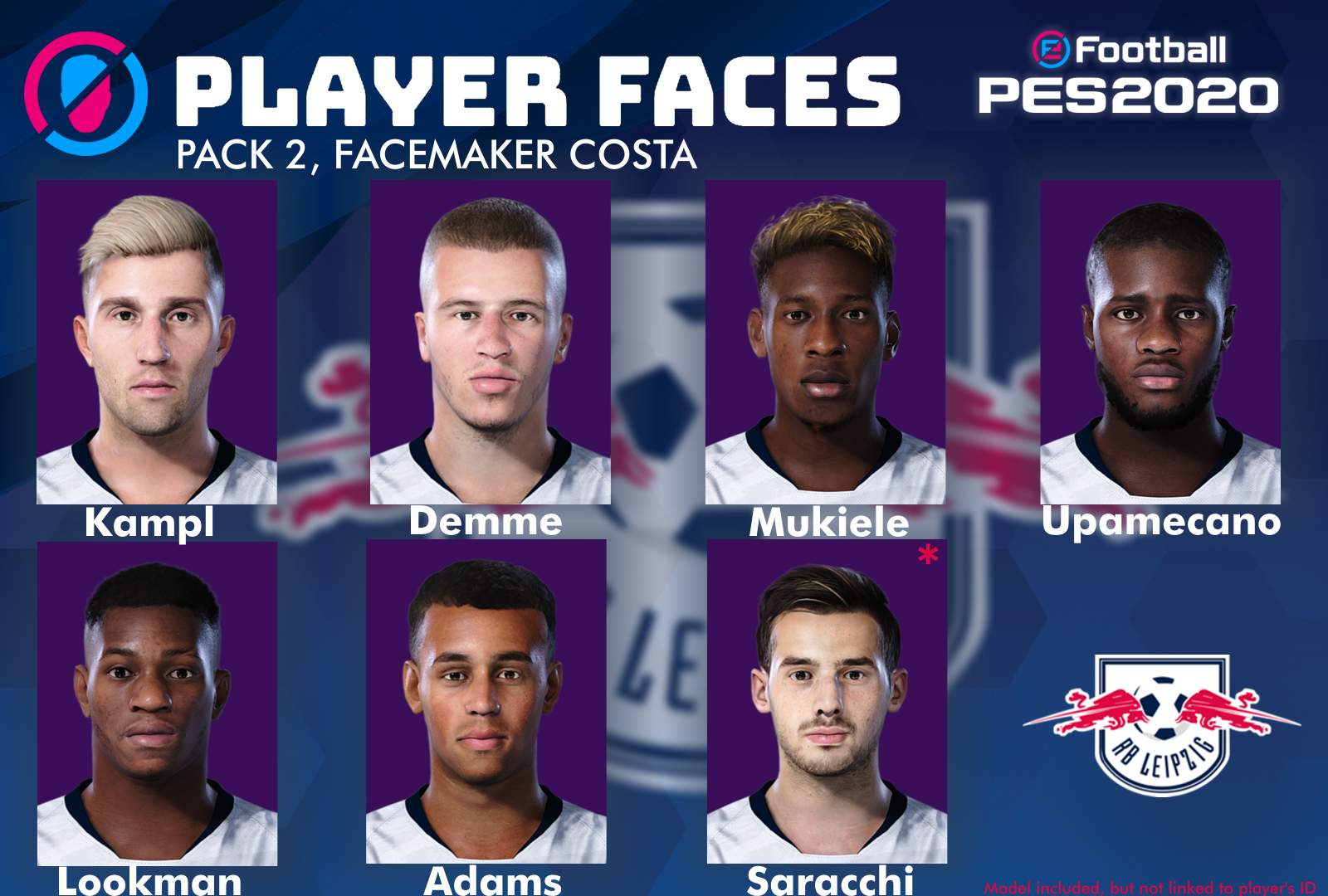 Pes 2020 Rb Leipzig Facepack 2 By Facemaker Costa