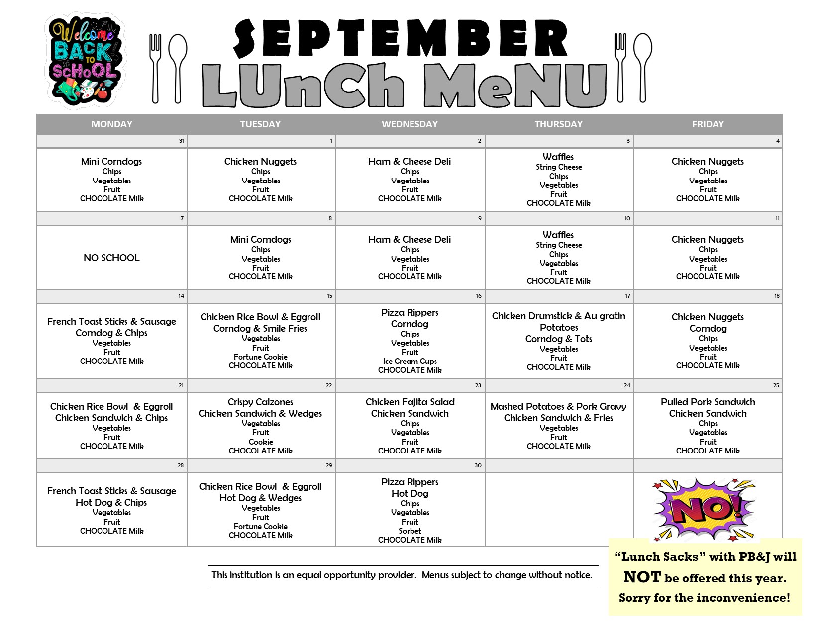 Fielding Elementary School....Home of the Panthers Breakfast and Lunch