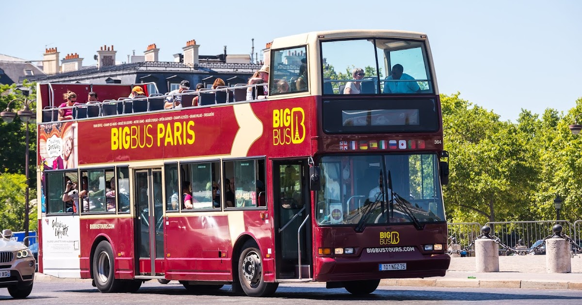 Huge Bus Paris HopOn HopOff Tour Ford Motor