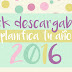 Descargables: Pack planifica tu año 2016 con Agenda imprimible